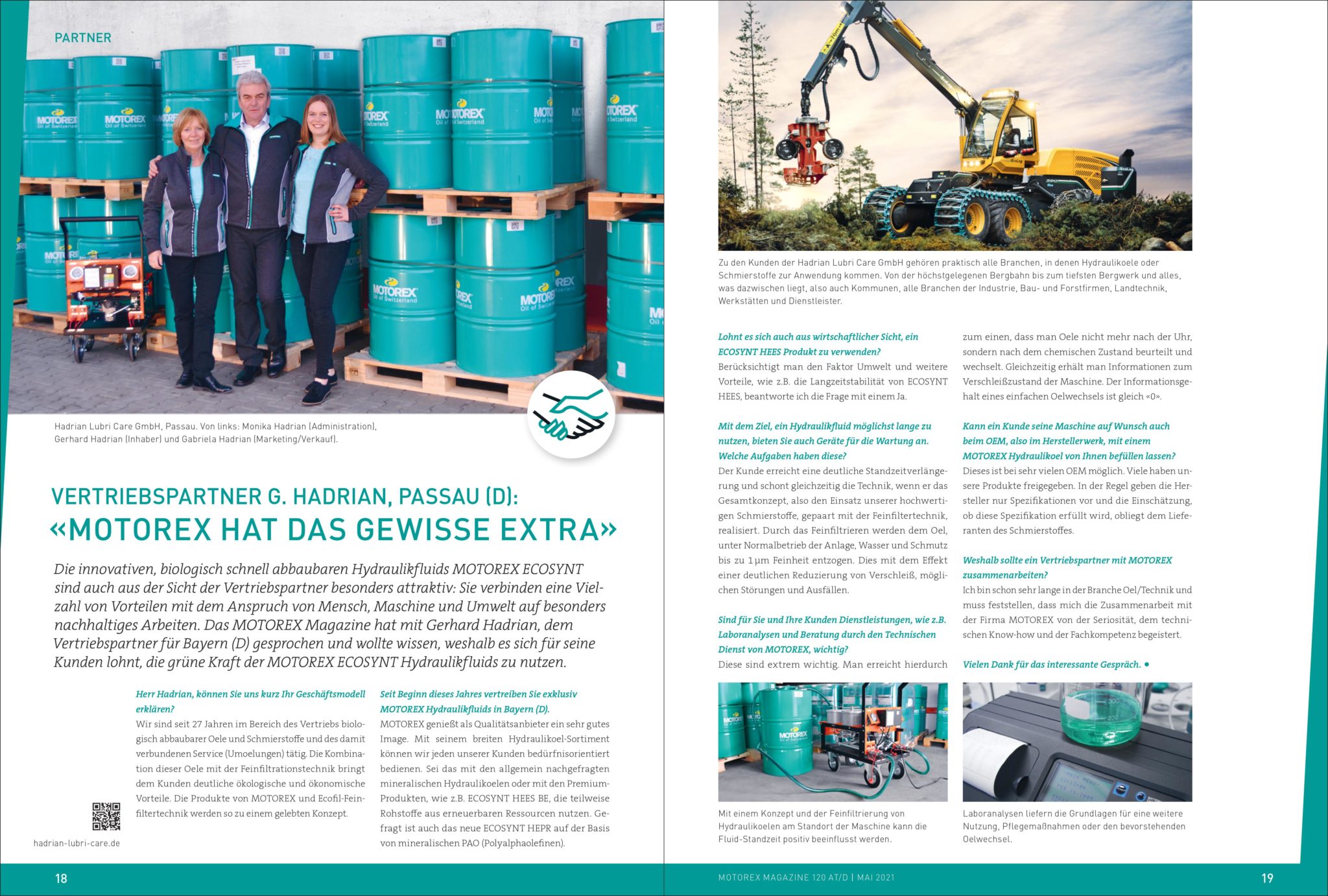 Motorex - Oil of Switzerland - G. HADRIAN lubri & care e.K.